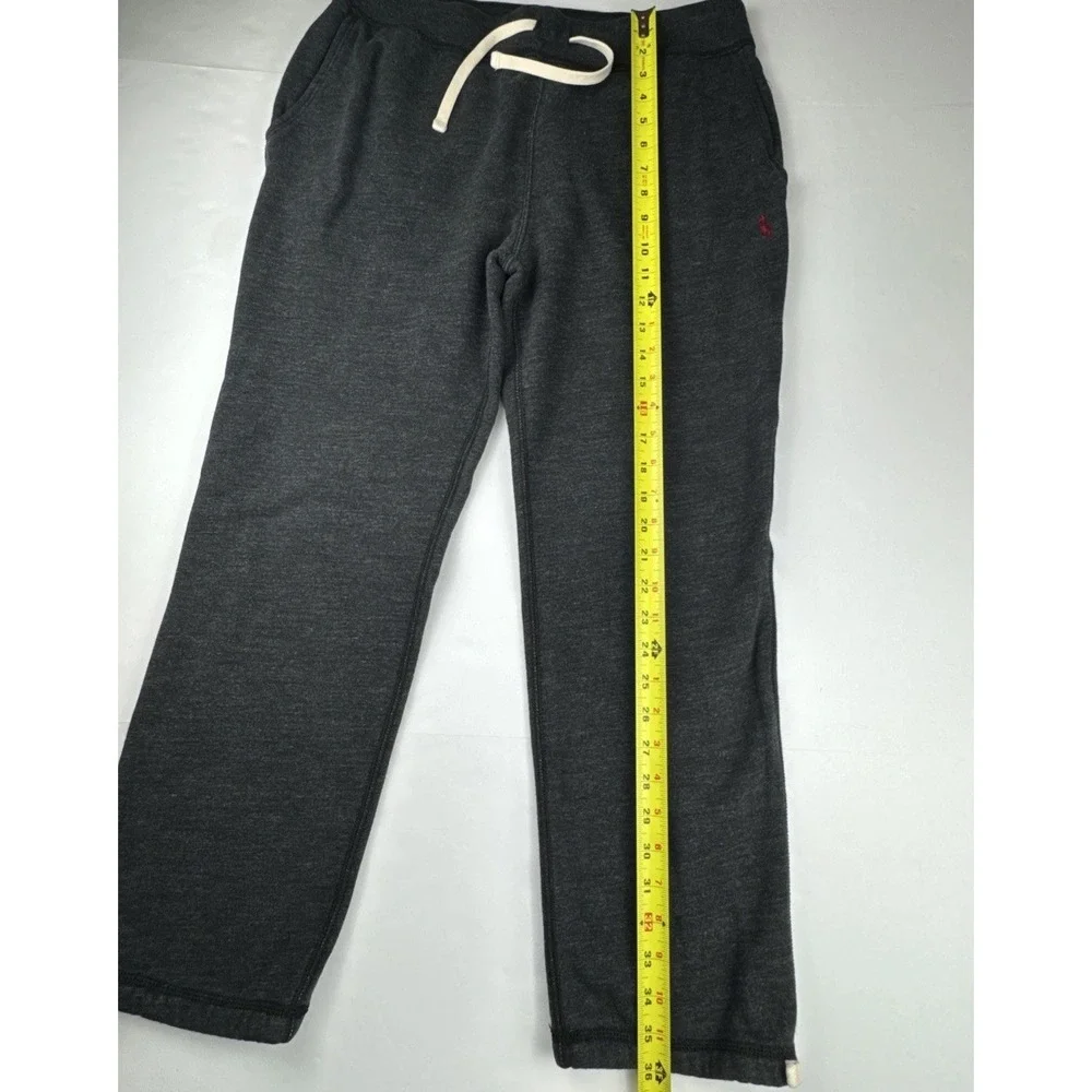 Polo Ralph Lauren Mens Sweatpants Medium Charcoal Heather Fleece Joggers Pony